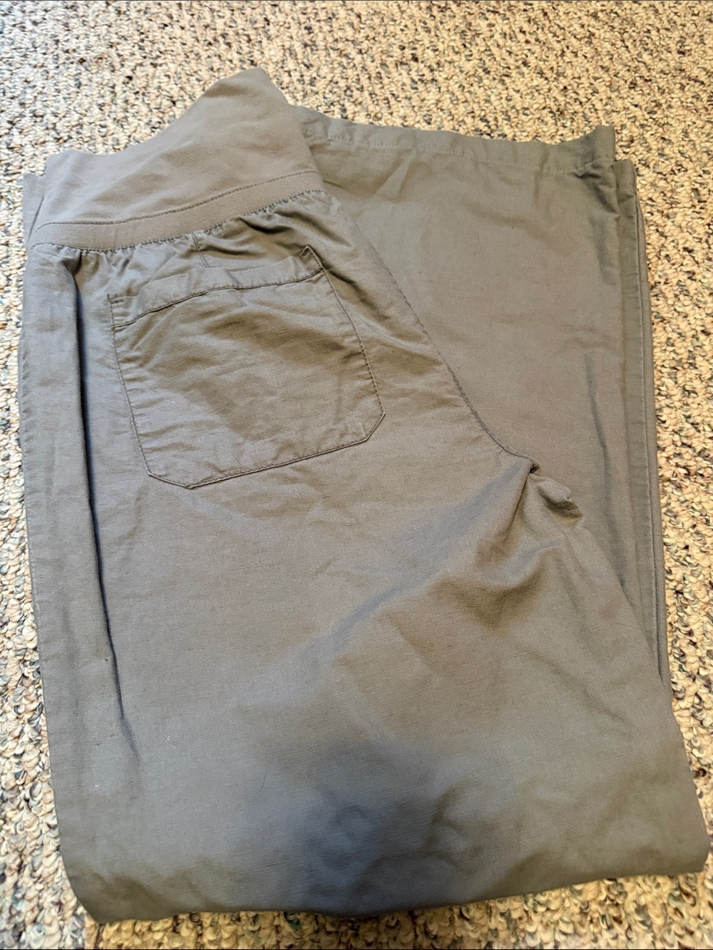 Gray Casual Pants